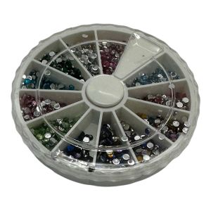 Nail Art Rondell Strass - Bunte Strass Steine